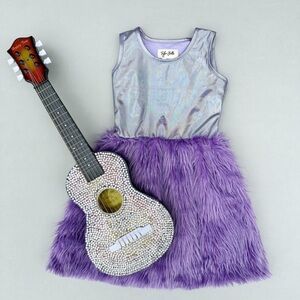 Taylor Joelle Lavender Love Spiral Dress